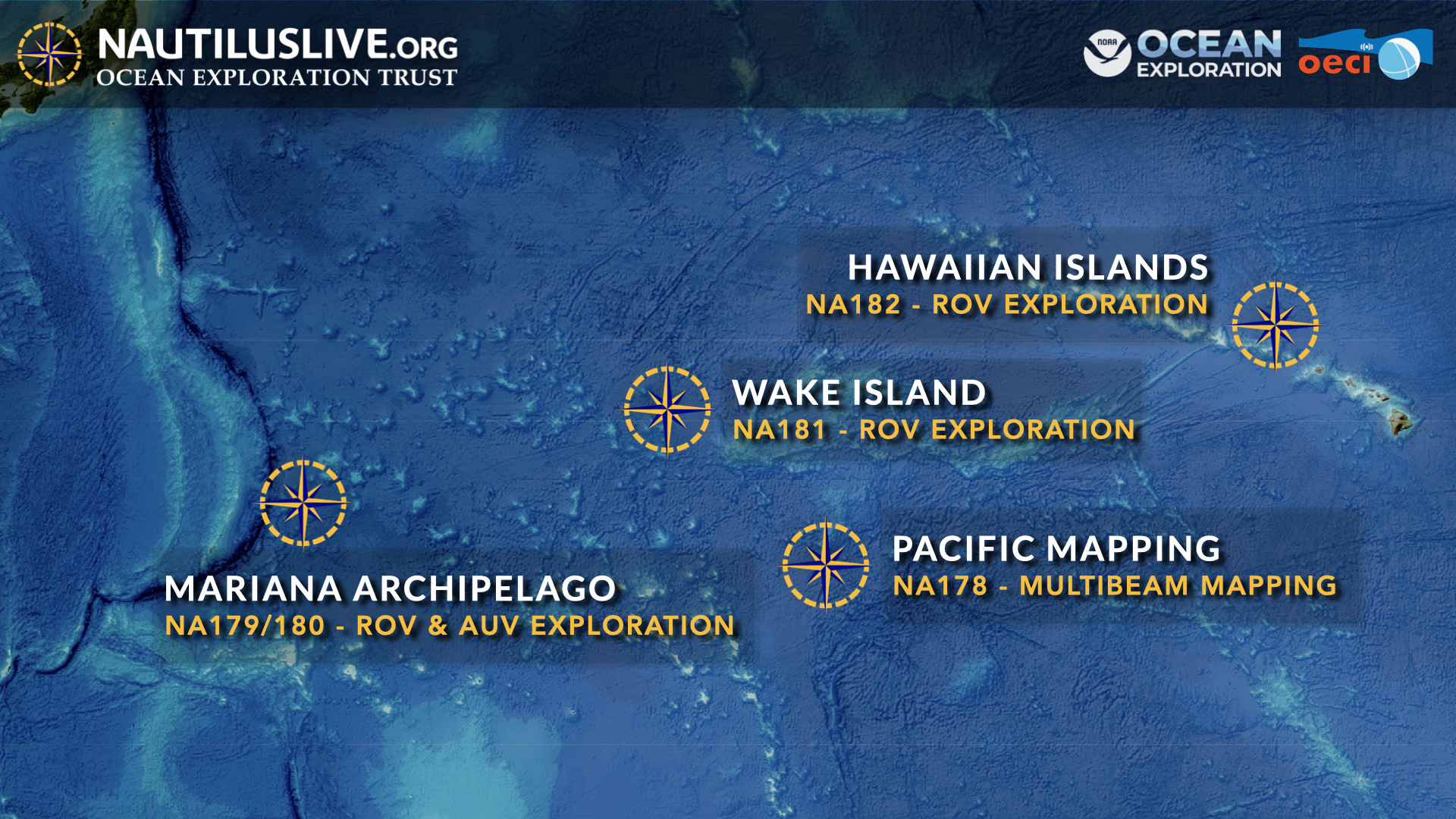 Map of the 2026 Expedition Season